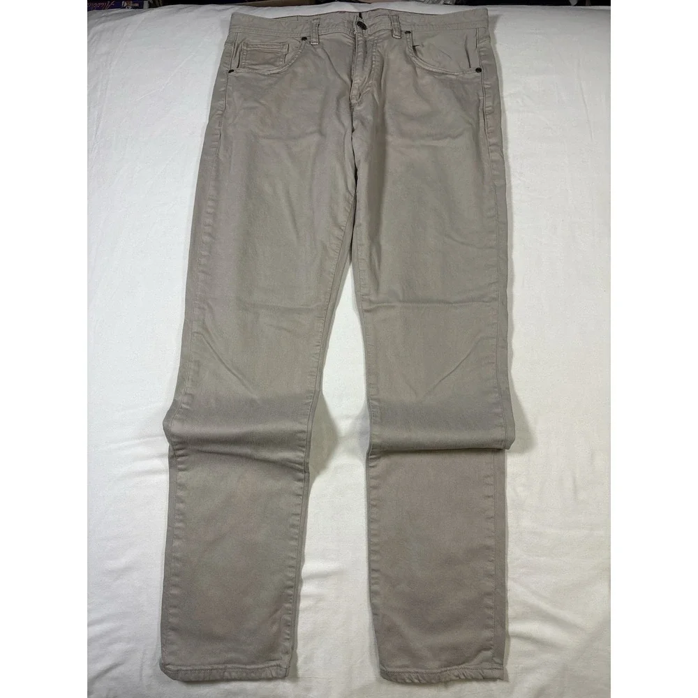 johnnie-O Hugo 5-Pocket Performance Pants Light Khaki Tan 34 x 32 ProModal